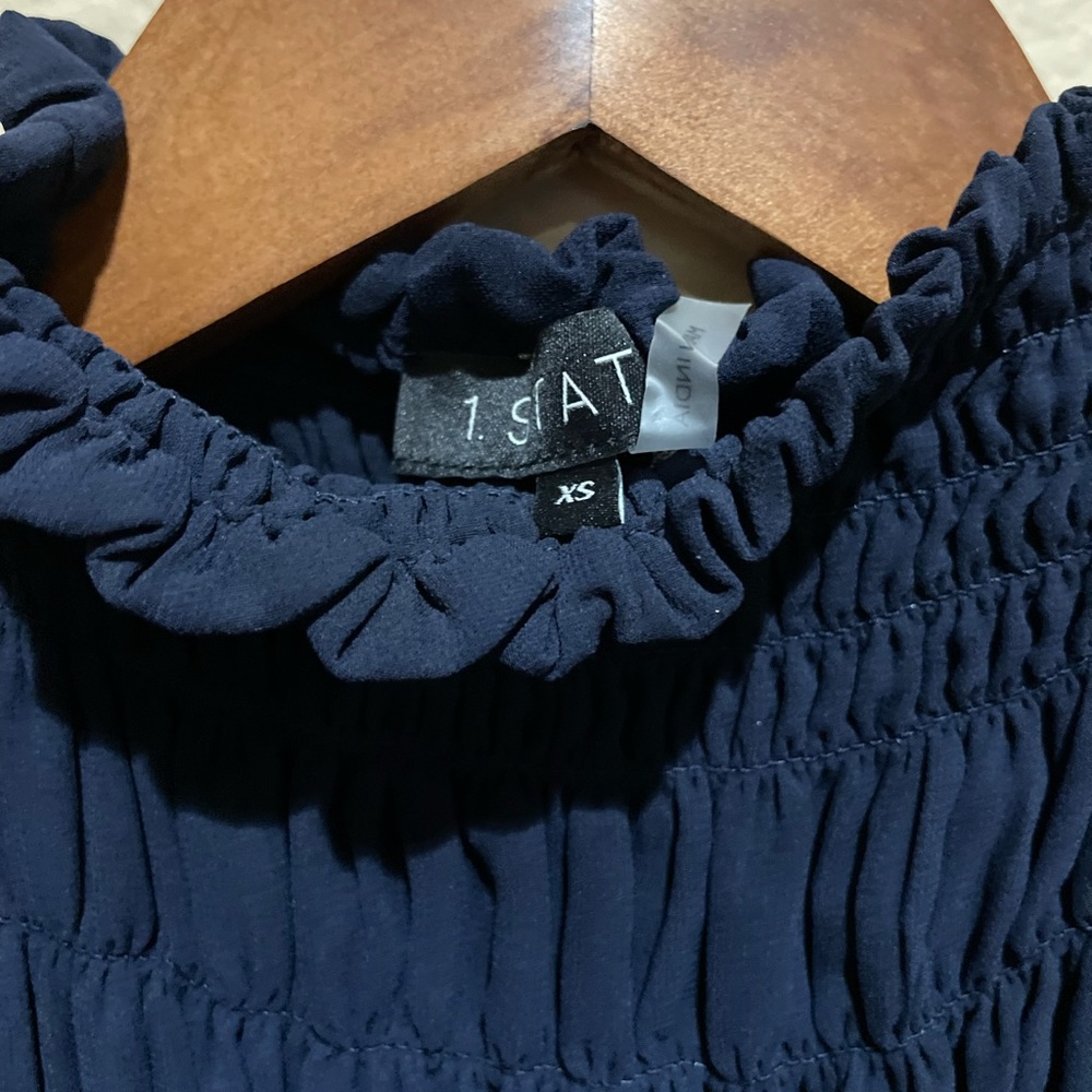 1. State Sleeveless Shift Dress in Navy - Picture 6 of 11